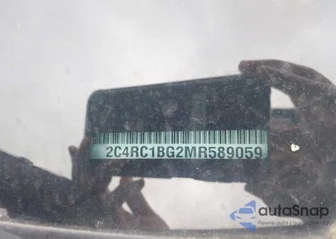 2021 Chrysler Pacifica Touring L z USA, uszkodzony, nr VIN 2C4RC1BG2MR589059